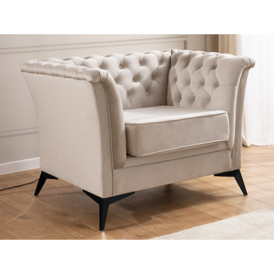 Whitby Velvet Chesterfield Chair