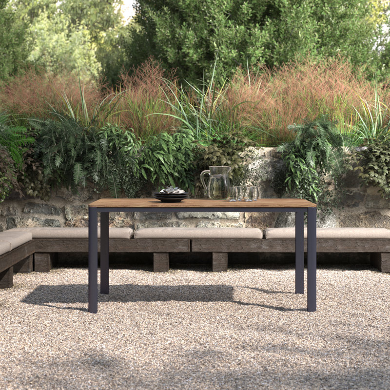 Table de salle à manger Morones, L 35,5 po x L 63 po x H 30,3 po