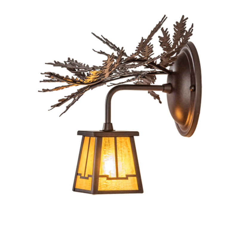 Pine Branch 1 - Light Armed Sconce