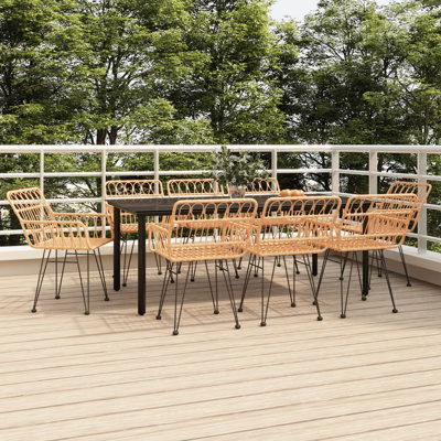 Folkert Rectangular 8 - Person 200Cm Long Dining Set