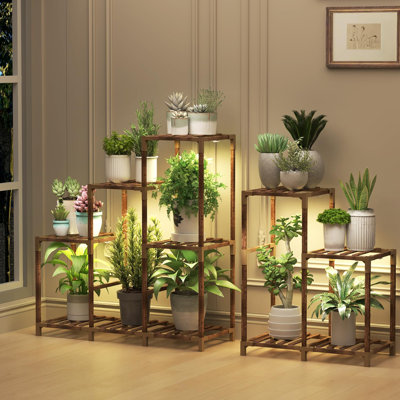 Support d'angle pour plantes d'intérieur