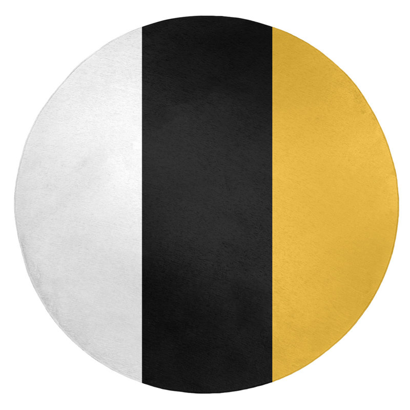 Chenille Indoor Rug, Round 5'