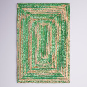 Demartini Handwoven Green Area Rug