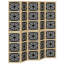 Cellestine 215cm W 6 - Panel Solid Wood Folding Room Divider-1962954814