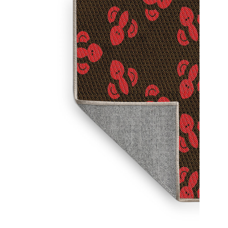 Tapis 100% à motif lavable à la machine 2989 6, Rectangle 2 pi x 4 pi