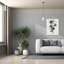 «Desert Flower Bouquet H» par Jean Plout, art mural sur toile-86201208