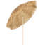 Parasol portatif de style Tiki et accessoires avec parasol de plage en polyester et sable