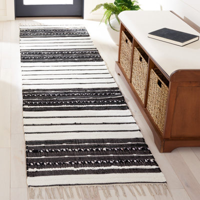 Courchevel Striped Kilim Flat Weave Cotton Striped Rug