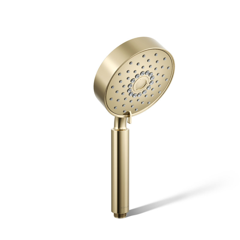 Purist Multifunction Handheld Shower Head with Katalyst Air-Induction Technology, Vibrant French Gold, 1.75 GPM