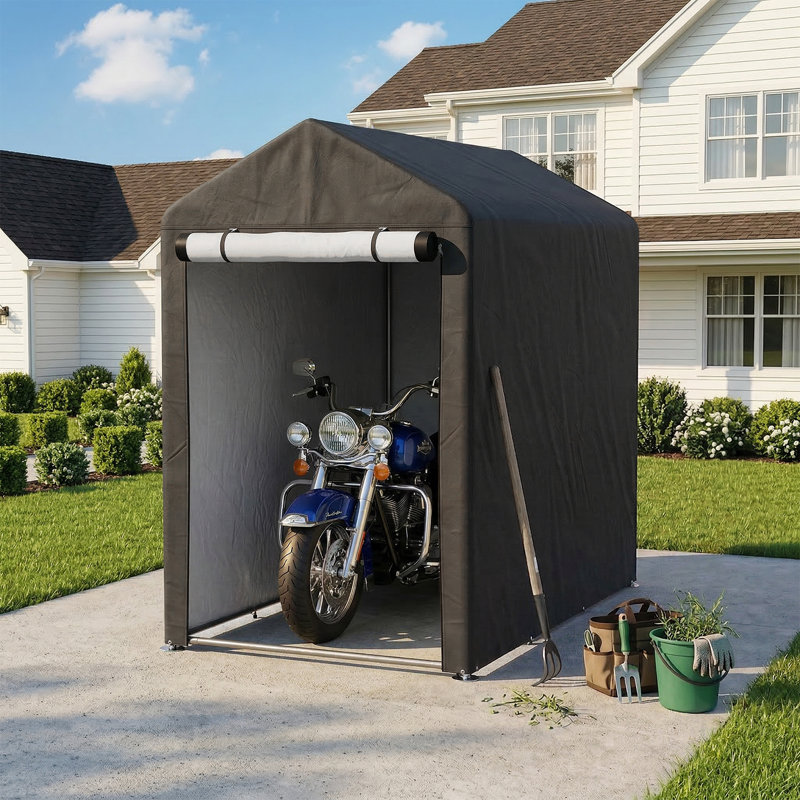 3x5FT Outdoor Storage Shed Bicycle Shelter