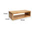 Table basse en bois avec tablette ouverte Keli Walpole-2101486022