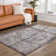 Tapis oriental brun rectangulaire en polypropylène Folse