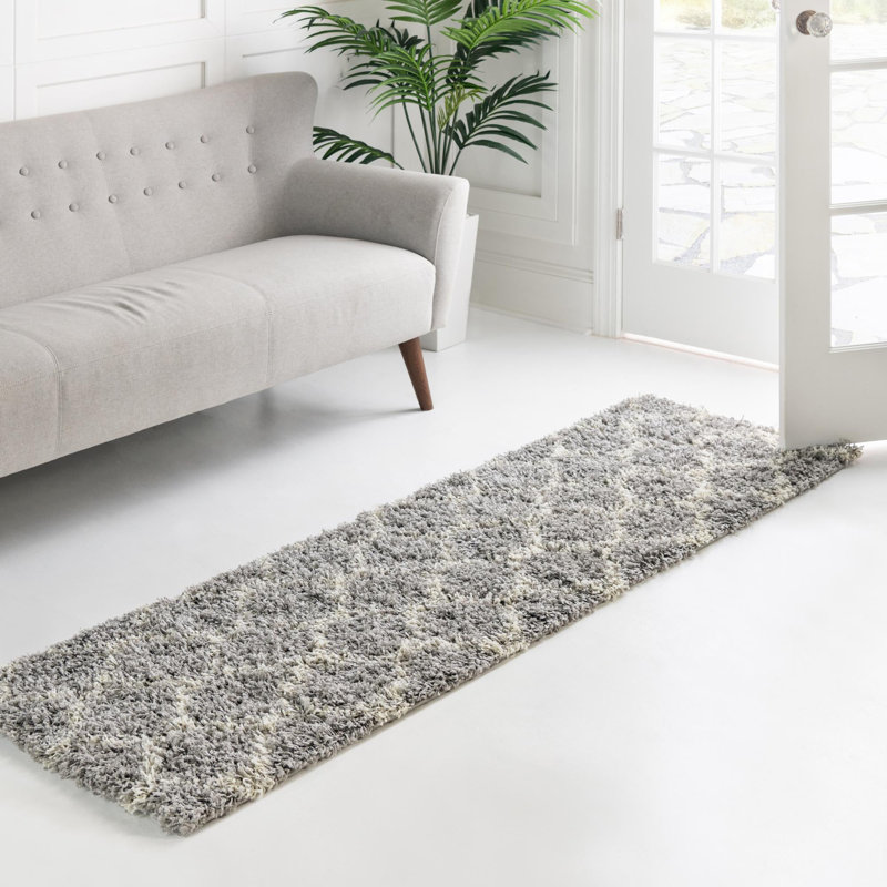 Geometric Indoor Rug, Runner 2'7" x 10'