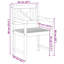 Outdoor Patio Dining Armchair