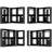 72"-108"Closet System With Drawers And Rods-1181748212