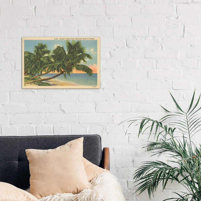 Florida Postcard III - Wrapped Canvas Print, 66.04 cm H x 45.72 cm W x 3.175 cm D