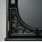Large-Capacity Black Sideboard