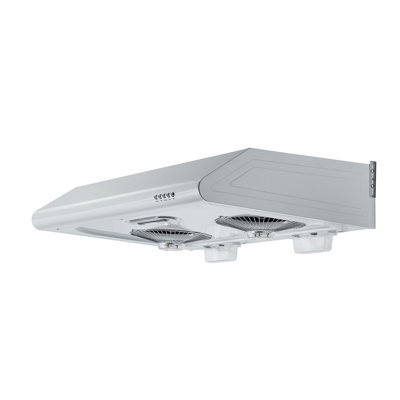 Hotte de cuisine 30 "à conduit 700 CFM en blanc