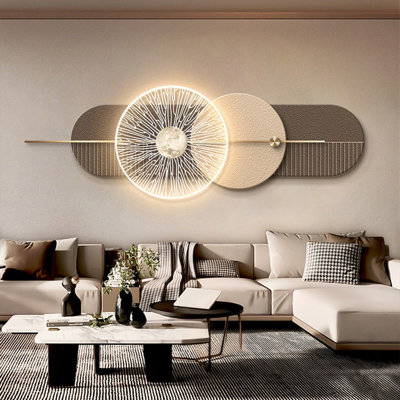 39.37"Abstract Three-Dimensional Sandstone Lamp Decorative Painting