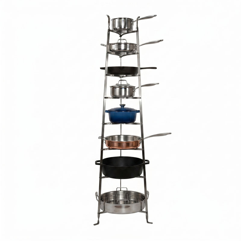 Handcrafted Floor Based Pot Rack