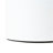 Easy Assembly Nesting Coffee Table Set Of 2, Cream Style Cloud Coffee Table With Round Small Side Table,  Irregular Center Table With Thick Legs For Living Room, White