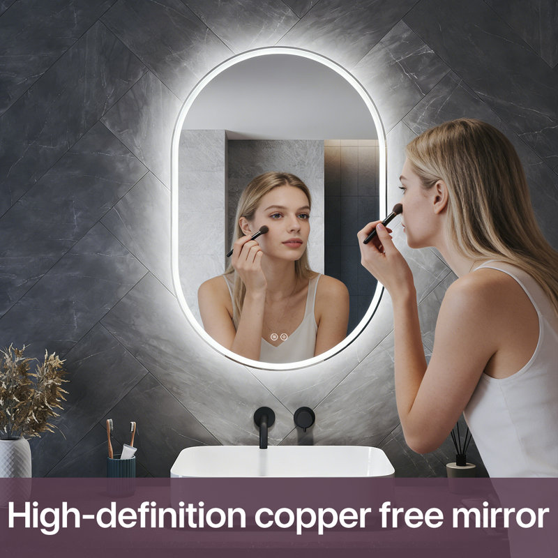 Oval Mirror, 80*50cm,Oval Bathroom Mirror