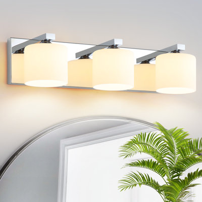 Delvon Vanity Wall Sconce Plating Finish With Frosted Glass – Stylish Lighting For Hallways And Bedrooms