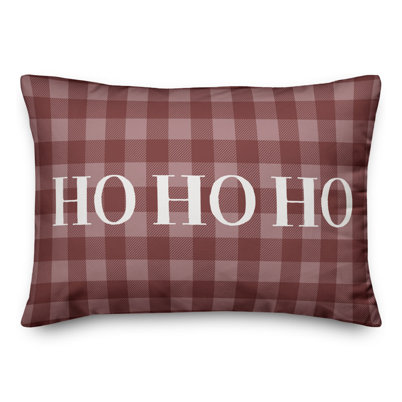  Housse de coussin Ho Ho Ho, Polyester/ Bourre en polyester