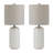 Set Of 2 Ceramic Table Lamp With Linen Shade-570852556-570852559