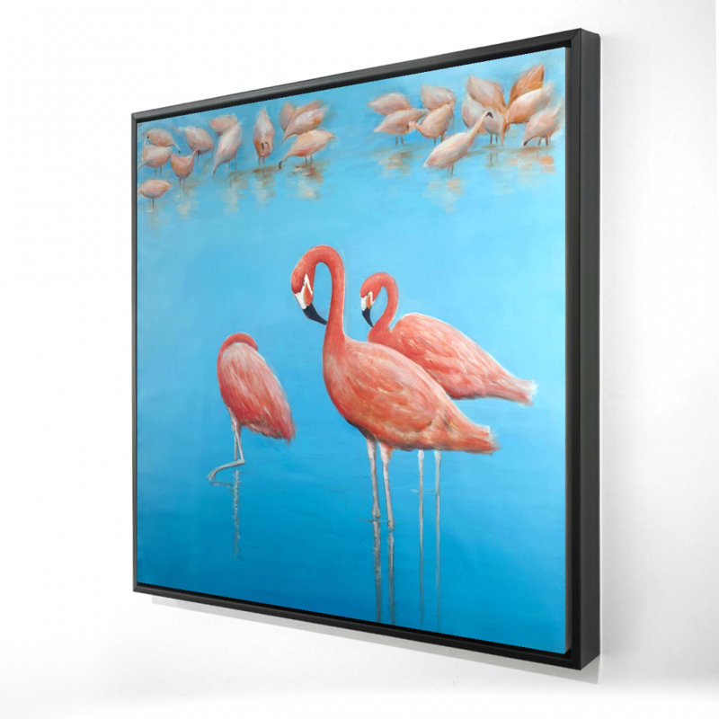 " Group Of Flamingos "