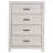 Geary Coastal White Rectangular 4-Drawer Chest-1793845431