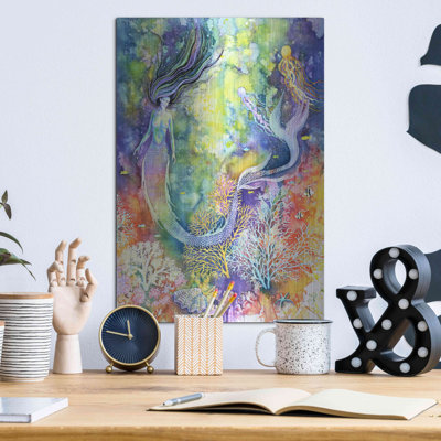 «Mermaid» par Michelle Faber, art mural en métal