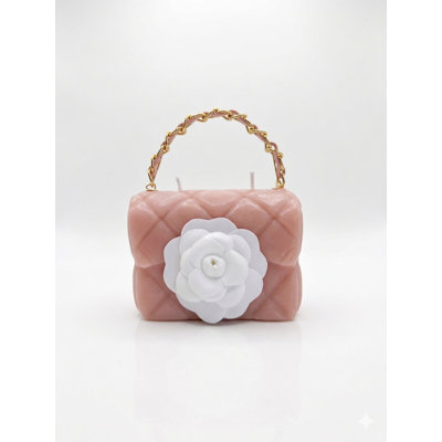 Petite Couture Camelia Pinky Blush Sculpted Candle