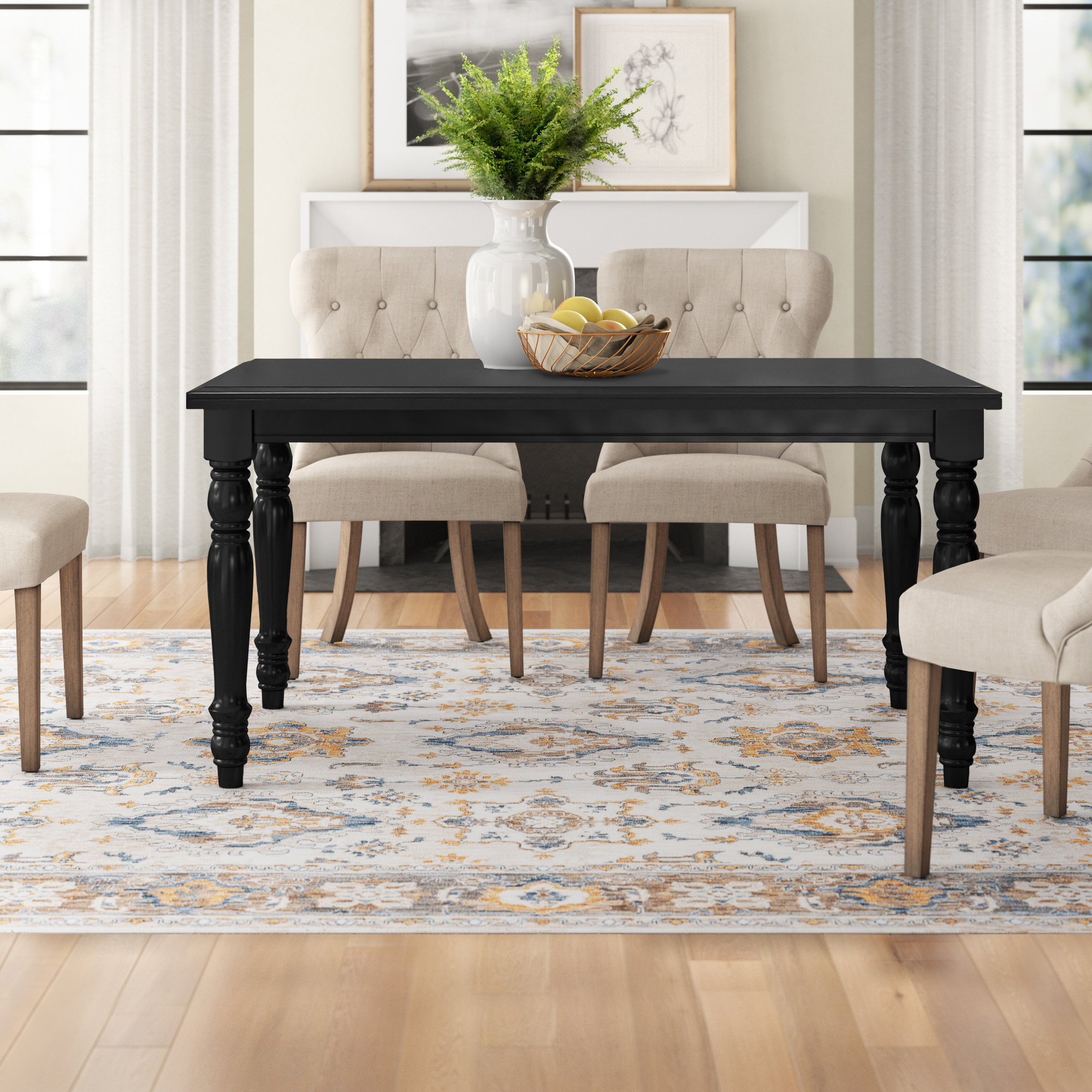 Three Posts™ Courtdale 36" Solid Wood Dining Table & Reviews | Wayfair