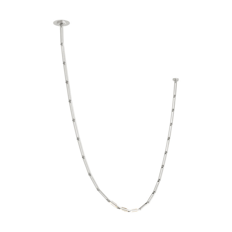 Catena 3 - Light LED Pendant, 118.6" H x 118.6" W x 0.9" D, Polished Nickel