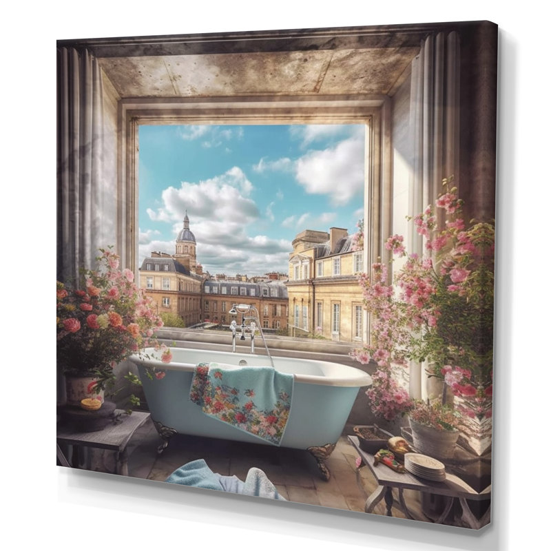 «Landscape Majida Bath Serenity», reproduction sur toile - Bath Serenity I, H 30 po x l 30 po x P 1 po