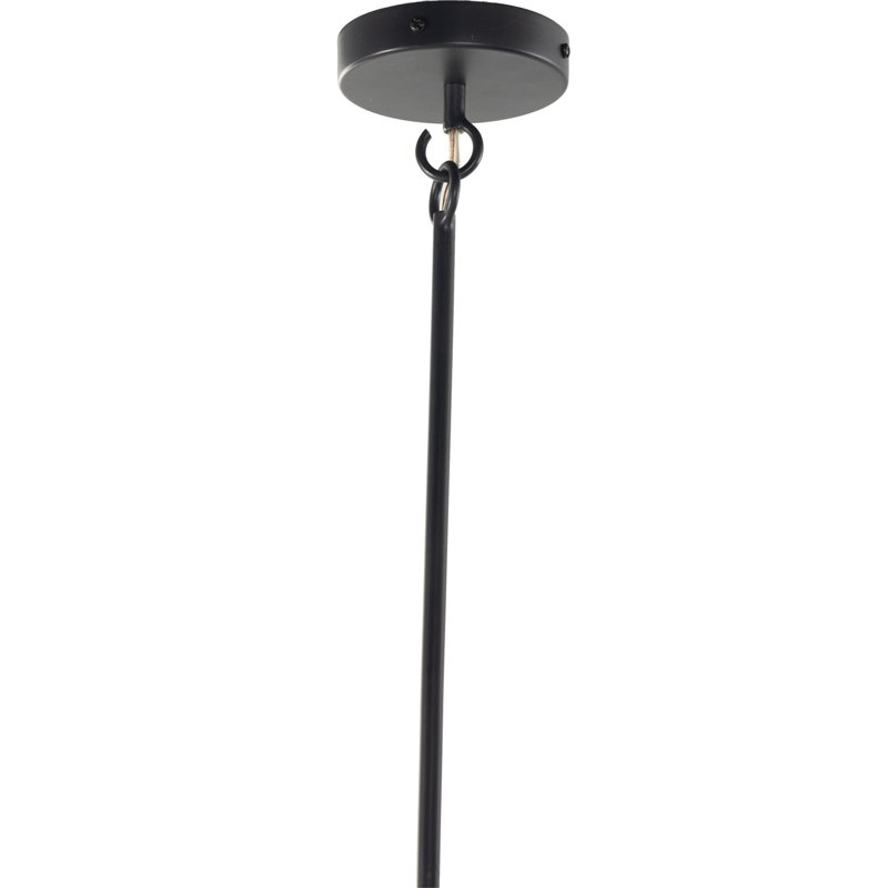 Grazia 1 - Light Pendant, Matte White Plaster/Antiqued Iron
