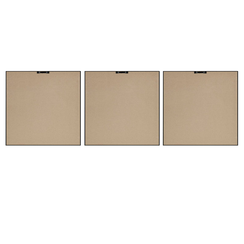 Gilded Trio Gold Metallic Leaf Framed Wall Art Set