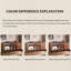 Buffet en bois massif à plusieurs couches Retro-126497092