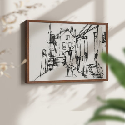 Croquis rétro, VI, reproduction encadrée