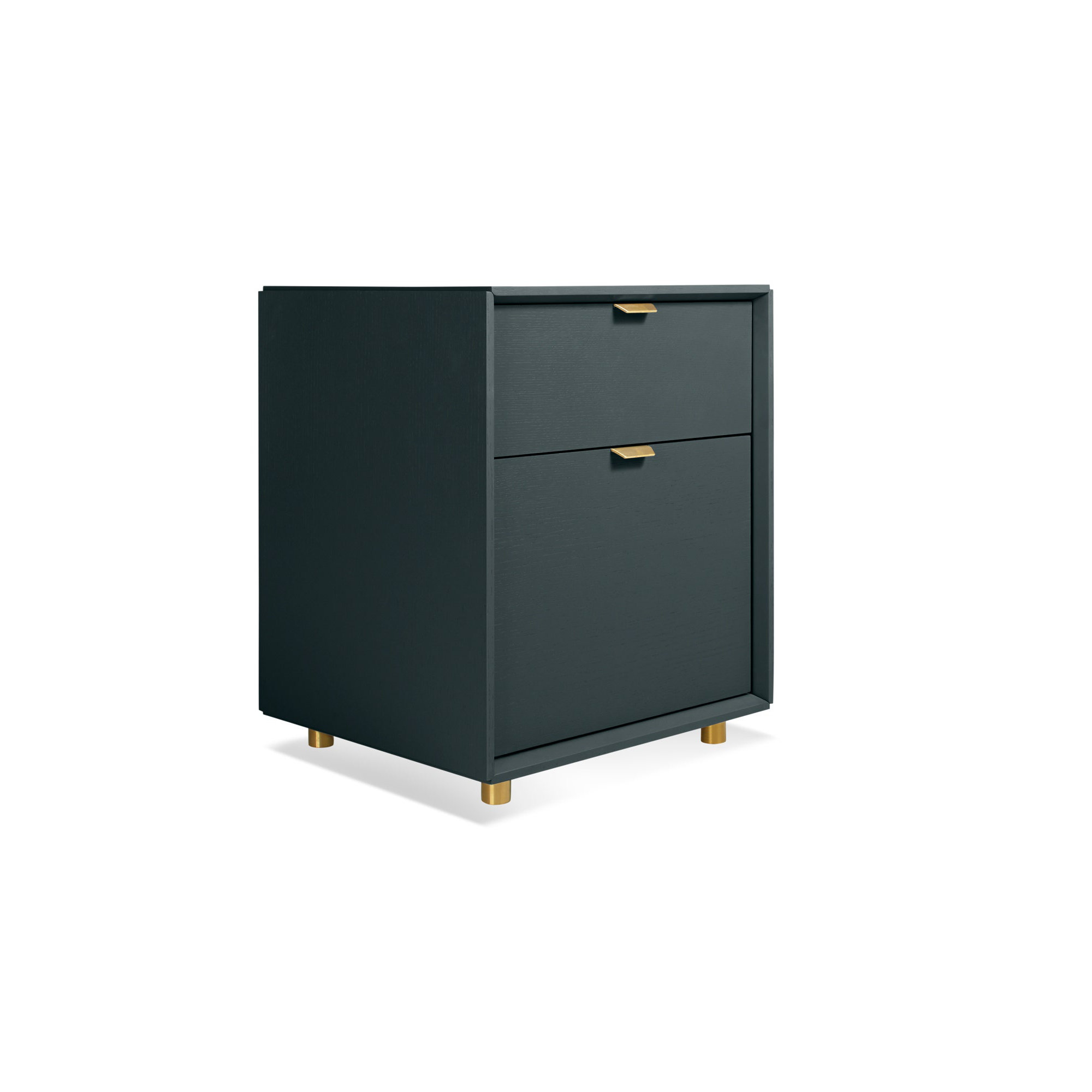 Dang 2 - Drawer Vertical File Cabinet, Navy Green