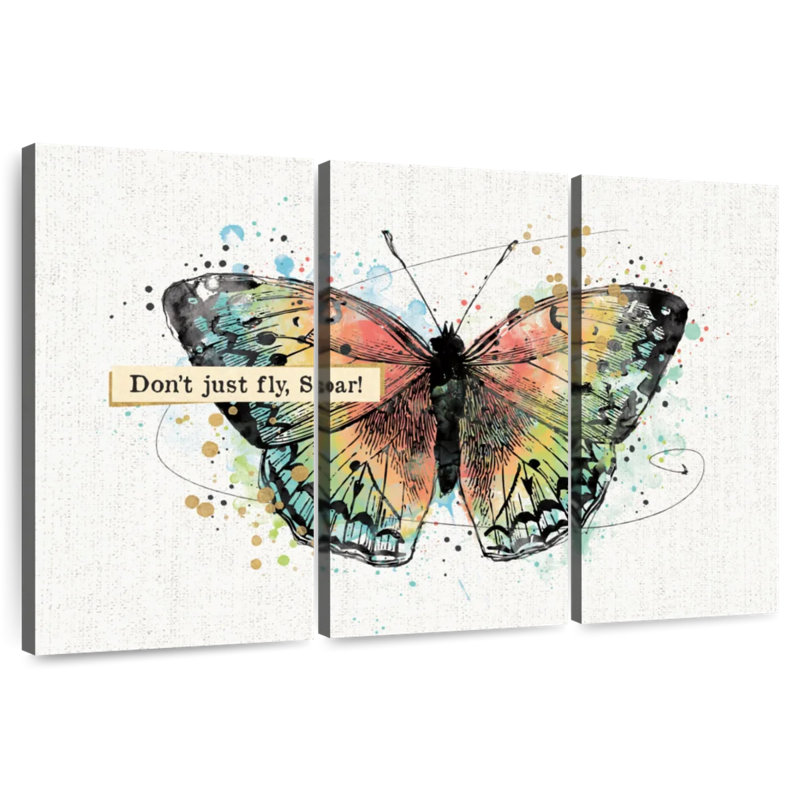 Thoughtful Butterflies I, 32" H x 50" W