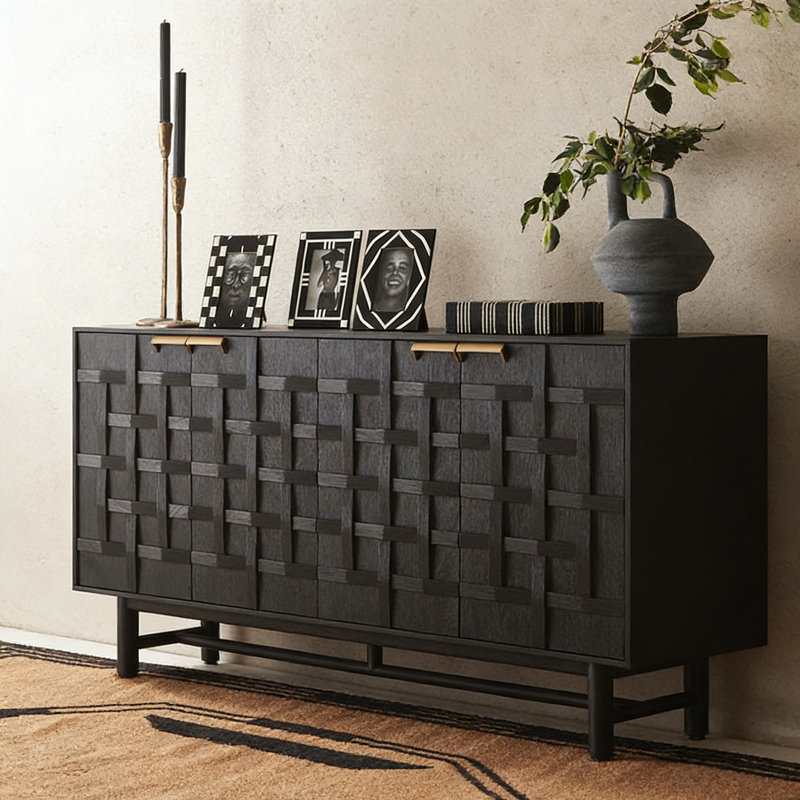 Buffet style rétro français, Noir