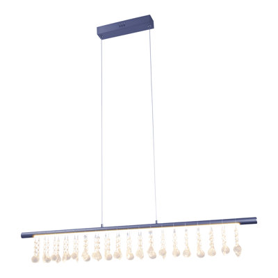 Adrienna 1-Light Kitchen Island Modern Linear LED Pendant