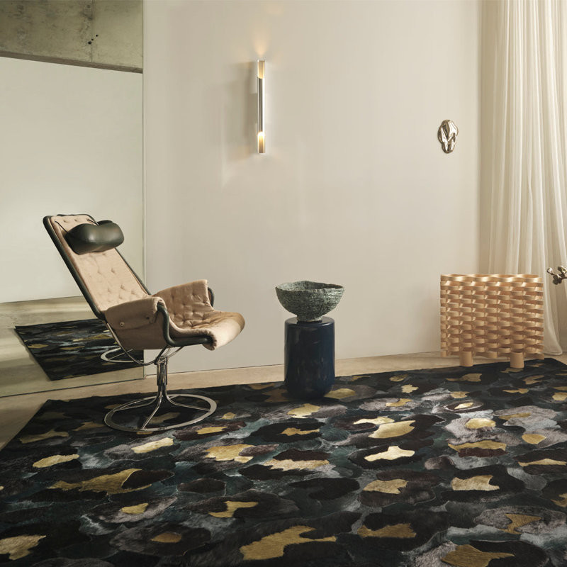 ART HIDE X GREG NATALE Area Rug, Rectangle 100 " x 10 "