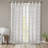 Fretwork Print Grommet Top Window Curtain Panel With Geometric Design And Sunlight Filtering Functionality.-534900654-534900624