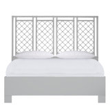 X & Diamond Low Profile Platform Bed