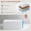 KDK HOME 59" x 29" Freestanding Bathtub Left Drain Acrylic Soaking Tub with Pop up Drain & Overflow