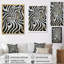 Impression sur toile abstraite noir et blanc Opt Art In II-1574702181-1574702177