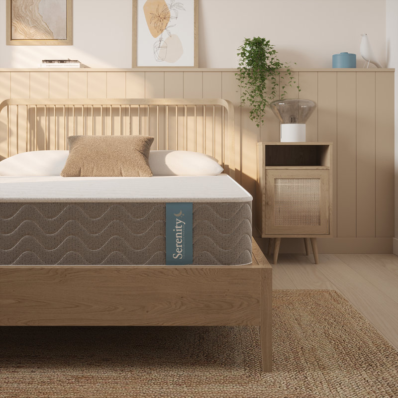 Serenity Three Zone Memory Foam And Coil Hybrid Mattress 18cm, Small Double (4')